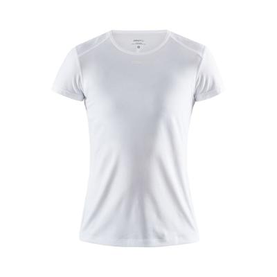 Craft 1908767 Adv Essence Ss Slim Tee Wmn - White - L