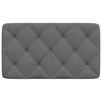 Hoofdbordkussen 80 cm stof donkergrijs Hoofdbordkussen 80 cm stof donkergrijs