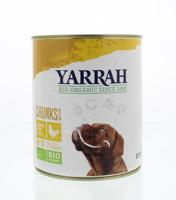 Yarrah Yarrah Hond Brokjes Kip In Saus Bio (820g) - thumbnail