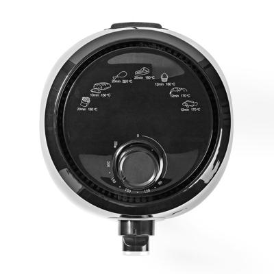 Nedis Heteluchtfriteuse | 2.4 l | Analoog | Aluminium / Zwart | 1 stuks - KAAF120FBK KAAF120FBK - thumbnail