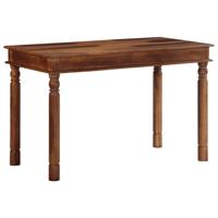 Eettafel 120x60x77 cm massief acaciahout - thumbnail