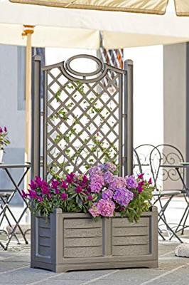 Bama Fioriera Separe Bloemenbak 80x42.5x150 cm Grijs