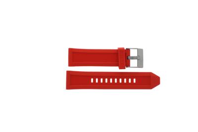 Horlogeband Diesel DZ4388 Silicoon Rood 24mm