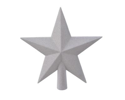 Onbreekbare piekster met glitter winter wit