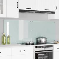 VidaXL Keuken achterwand 2 pcs wit 80 x 60 cm gehard glas - thumbnail