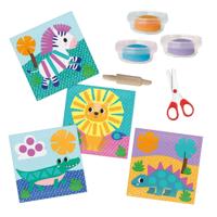 SES klei vormen knippen - 3 kleipotjes - thumbnail