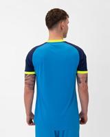 JAKO 4224 Shirt Iconic Km - Jako-Blauw/Marine/Fluogeel - S - thumbnail