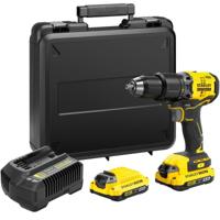 Stanley FatMax Brushless schroefklopboormachine in koffer, 18 V, 2 x 2.0 AH - thumbnail