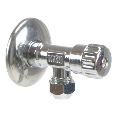 Riko Hoekstopkraan 3/8 bui.x10 zonder filter+rozet