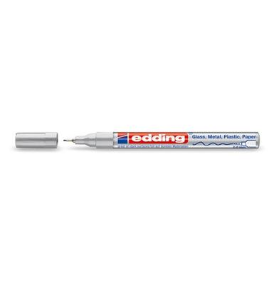 Paintmarker edding 780 oliebasis 0.8mm zilver Paintmarker edding 780 oliebasis 0.8mm zilver