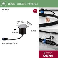 Paulmann 94227 Verlichtingssysteem Plug&Shine LED-buiteninbouwlamp LED 3.6 W Warmwit RVS - thumbnail