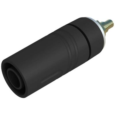 Hirschmann Test & Measurement SAB 2640 LK Au Veiligheids-labconnector, female Bus, inbouw verticaal Stift-Ø: 4 mm Zwart 1 stuk(s)