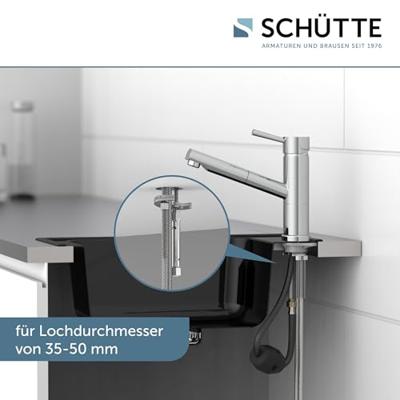 Keukenmengkraan Schutte Unicorn Draaibare En Uittrekbare Uitloop Chroom Schütte