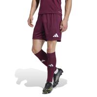 adidas Entrada 26 Voetbalbroekje Donkerrood Wit - thumbnail