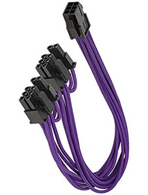 Delock Stroom Aansluitkabel 0.3 m Zwart, Violet Delock Stroom Aansluitkabel 0.3 m Zwart, Violet