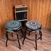 Ortega OBS24-BLKC 24 inch Bar Stool Blue Kaleidoscope barkruk 61 cm - thumbnail