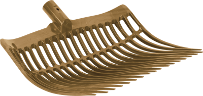 Mestvork kunststof goud zonder steel Mestvork kunststof goud zonder steel