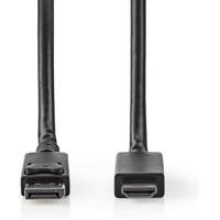 Nedis DisplayPort-Kabel | DisplayPort Male | HDMI | 2 m | 1 stuks - CCGP37104BK20 CCGP37104BK20 - thumbnail