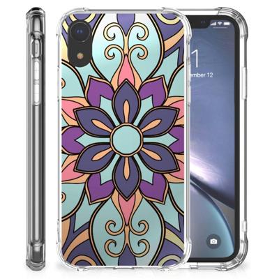 Apple iPhone Xr Case Purple Flower Apple iPhone Xr Case Purple Flower