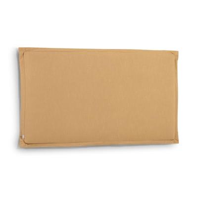 Kave Home Hoofdbord 'Tanit' 206 x 106cm, kleur Mosterdgeel