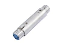 Omnitronic 30226572 XLR Adapter [1x XLR-bus 3-polig - 1x XLR-bus 3-polig] - thumbnail