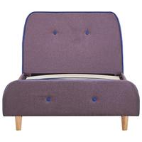 Bedframe stof taupe 90x200 cm - thumbnail