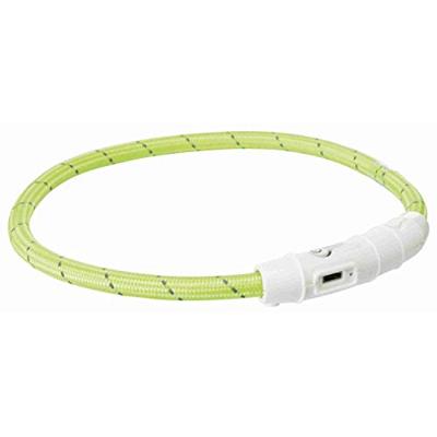 TRIXIE HALSBAND HOND FLASH LICHTHALSBAND USB TPU / NYLON GROEN 35X0,7 CM TRIXIE HALSBAND HOND FLASH LICHTHALSBAND USB TPU / NYLON GROEN 35X0,7 CM
