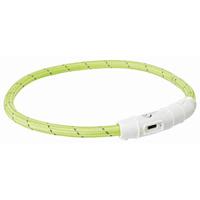 TRIXIE HALSBAND HOND FLASH LICHTHALSBAND USB TPU / NYLON GROEN 35X0,7 CM - thumbnail