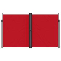Windscherm uittrekbaar 200x600 cm rood - thumbnail