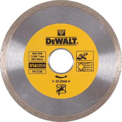 DeWalt Accessoires Diamantblad, met gesloten rand, Ø180mm/22.2mm - DT40206-QZ