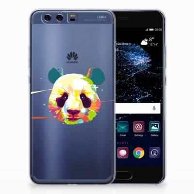 Huawei P10 Plus Telefoonhoesje met Naam Panda Color Huawei P10 Plus Telefoonhoesje met Naam Panda Color