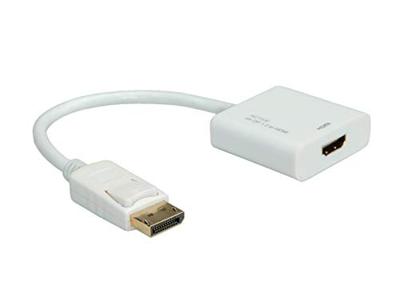 ROLINE 4K DisplayPort/HDMI Adapter, v1.2, DP Male - HDMI Female, Actief