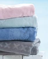 Seahorse Seahorse Strandlaken Shells Grey 100x200 - thumbnail