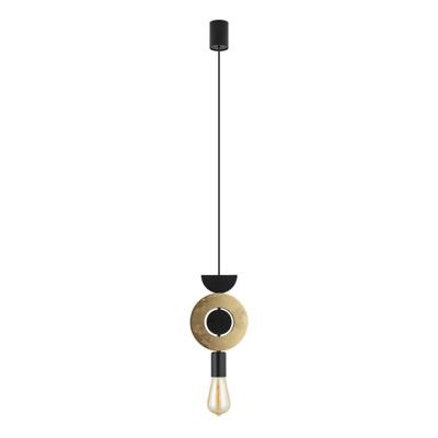 Lyora Design hanglampDrops Wood F 1-lichts zwart - 11180