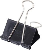 Papierklem MAUL foldback 215 zwart 6 stuks - thumbnail