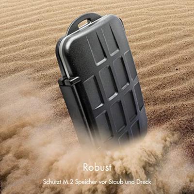 ICY BOX 60751 Geheugenkaart-cover SD-kaart, microSD-kaart, CFast-kaart Zwart/grijs