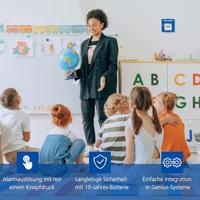 Hekatron FH.Genius Draadloze afstandsbediening werkt op batterijen, werkt op het lichtnet (b x h x d) 130 x 130 x 32 mm - thumbnail