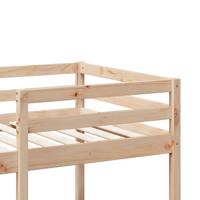 Hoogslaper zonder matras massief grenenhout 75x190 cm - thumbnail