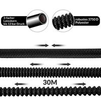 Tuinslang Zwart 30m Flexibel - thumbnail