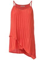 Alcaçuz Naomi ruffled tank top - ORANGE - thumbnail