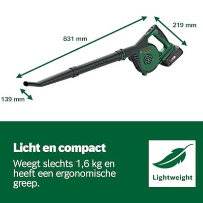 Bosch Universal LeafBlower 18V-130 | 1 x 2,5 Ah accu + lader - 06008A0600 - thumbnail