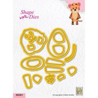 Nellie's Choice • shape dies cheetah 25st. - thumbnail