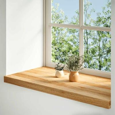 Vensterbanken 2 st 90x40x2 cm massief eikenhout lichtbruin Vensterbanken 2 st 90x40x2 cm massief eikenhout lichtbruin