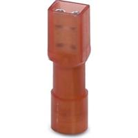 Phoenix Contact 3240538 Platte stekker (female) Insteekbreedte: 6.3 mm Insteekdikte: 0.8 mm 180 ° Volledig geïsoleerd Rood 50 stuk(s) - thumbnail
