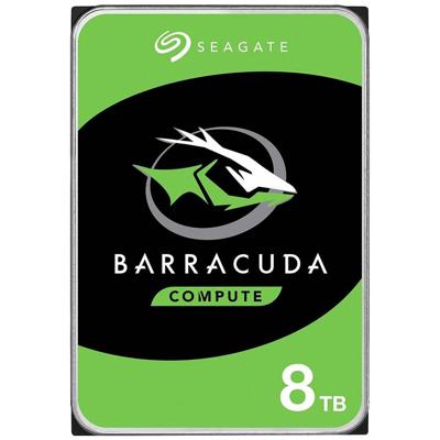 Seagate BarraCuda interne harde schijf 8 TB 5400 RPM 256 MB 3.5" SATA III (ST8000DM004)