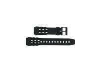 Horlogeband Casio W-87H-1V / 71602163 Kunststof/Plastic Zwart 19mm - thumbnail