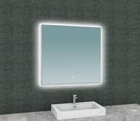 Soul spiegel vierkant met LED, dimbaar en spiegelverwarming 80 x 80 cm - thumbnail