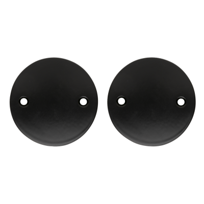 De Oude Deurklink Blindrozet rond - mat zwart