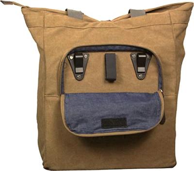 Greenlands fietstas canvas shopper 20 liter 42 x 34 x 14 cm camel bruin