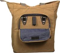 Greenlands fietstas canvas shopper 20 liter 42 x 34 x 14 cm camel bruin - thumbnail